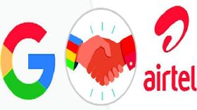 Airtel & Google కంపెనీల $700 మిలియన్ల బిజినెస్ డీల్ కు CCI ఆమోదం... Airtel & Google కంపెనీల $700 మిలియన్ల బిజినెస్ డీల్ కు CCI ఆమోదం...
