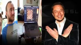 మనిషి మెదడులో చిప్, కంప్యూటర్ తో Chess గేమ్ ఆడాడు! వీడియో చూడండి