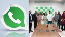 వాట్సాప్ ద్వారా Caste, income సర్టిఫికేట్లు సహా మరిన్ని సేవలు... Meta తో ఆంధ్రప్రదేశ్ ప్రభుత్వం ఒప్పందం! వాట్సాప్ ద్వారా Caste, income సర్టిఫికేట్లు సహా మరిన్ని సేవలు... Meta తో ఆంధ్రప్రదేశ్ ప్రభుత్వం ఒప్పందం!