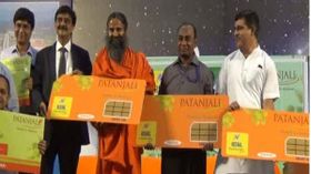 પતંજલી સિમ કાર્ડ લોન્ચ: બીએસએનએલ સાથે જોડાણ