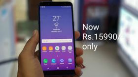 સેમસંગ ગેલેક્સી J6 4GB રેમ ની કિંમત માં ઘટાડો