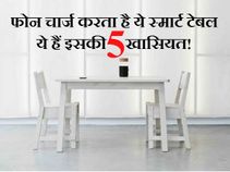 फोन चार्ज करने वाली इस स्मार्ट टेबल की ये हैं 5 खासियत!