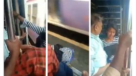 चलती ट्रेन से गिरी लड़की लेकिन फिर भी बच गई जान, वीडियो हुआ वायरल