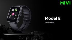 Mivi Model E Smartwatch करती है 28 भाषाओं को स्पोर्ट और देती है 7 दिन का बैकअप