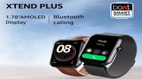 boAt Xtend Plus 1.78-इंच AMOLED डिस्प्ले और ब्लूटूथ कॉलिंग के साथ भारत में लॉन्च