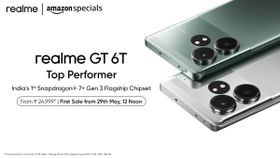 धमाकेदार फीचर्स के साथ भारत में लॉन्च हुआ Realmi GT 6T, 29 मई से शुरू होगी पहली सेल धमाकेदार फीचर्स के साथ भारत में लॉन्च हुआ Realmi GT 6T, 29 मई से शुरू होगी पहली सेल