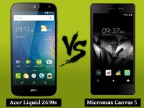 Acer Liquid Z630s vs Micromax Canvas 5: Which One To Buy? Acer Liquid Z630s vs Micromax Canvas 5: Which One To Buy?