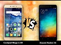 Coolpad Mega 2.5D vs Xiaomi Redmi 3S: Which is a Better Buy at Rs 6,999 Coolpad Mega 2.5D vs Xiaomi Redmi 3S: Which is a Better Buy at Rs 6,999