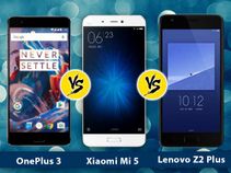 Lenovo Z2 Plus vs Xiaomi Mi 5 vs OnePlus 3: War Between Affordable Flagships