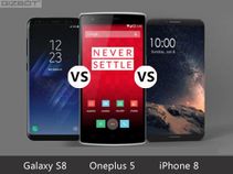 iPhone 8 vs Galaxy S8 vs OnePlus 5: Comparing the upcoming class of 2017 flagships iPhone 8 vs Galaxy S8 vs OnePlus 5: Comparing the upcoming class of 2017 flagships