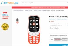 Nokia 3310 listed online at Rs 3,899 in India: Threat to smartphones under Rs 5,000 Nokia 3310 listed online at Rs 3,899 in India: Threat to smartphones under Rs 5,000