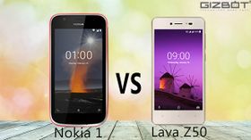 Nokia 1 vs Lava Z50: Android Go smartphones get into a fight