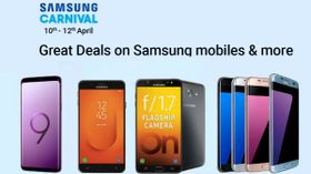 Samsung Carnival Sale on Flipkart: Offers on Galaxy S9 Plus, J7 Prime 2, on5, on MAX and more Samsung Carnival Sale on Flipkart: Offers on Galaxy S9 Plus, J7 Prime 2, on5, on MAX and more
