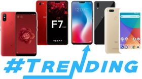 Trending smartphones from last week: Xiaomi Mi A2, Oppo F7, Huawei P20 Pro and more Trending smartphones from last week: Xiaomi Mi A2, Oppo F7, Huawei P20 Pro and more