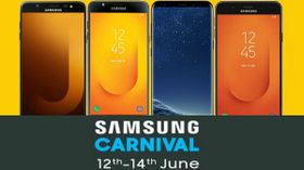 Samsung Carnival on Flipkart: Discounts offers on Galaxy S8, Galaxy J7 Duo, J7 Prime 2 and more Samsung Carnival on Flipkart: Discounts offers on Galaxy S8, Galaxy J7 Duo, J7 Prime 2 and more