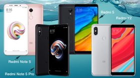 Xiaomi Redmi 2018 portfolio: Almost same phones, different names Xiaomi Redmi 2018 portfolio: Almost same phones, different names