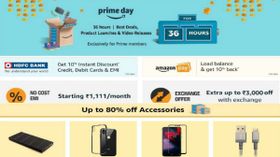 Amazon Prime Day Sale: Here's all offers you can avail Amazon Prime Day Sale: Here's all offers you can avail