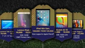 Flipkart offers top deals on terrific tablets: Discounts, exchange and EMI offers Flipkart offers top deals on terrific tablets: Discounts, exchange and EMI offers
