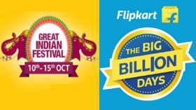 Flipkart Big Billion Day Sale and Amazon Great Indian Festival sale on Budget smartphones Flipkart Big Billion Day Sale and Amazon Great Indian Festival sale on Budget smartphones