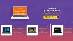 Flipkart Big Billion Day Sale: Get offers up to Rs. 50,000 off on popular laptops Flipkart Big Billion Day Sale: Get offers up to Rs. 50,000 off on popular laptops