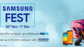 Samsung FEST 26th 1st Dec: Discounts and Cashback Offers on Smartphones Samsung FEST 26th 1st Dec: Discounts and Cashback Offers on Smartphones
