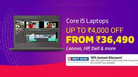 Flipkart Big Shopping Days Sale Offers: Get discounts on Core i5 Laptops from Apple, Dell and more Flipkart Big Shopping Days Sale Offers: Get discounts on Core i5 Laptops from Apple, Dell and more