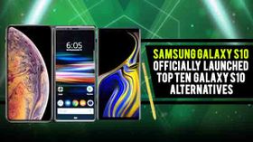 Samsung Galaxy S10 officially launched: Top ten Galaxy S10 alternatives Samsung Galaxy S10 officially launched: Top ten Galaxy S10 alternatives