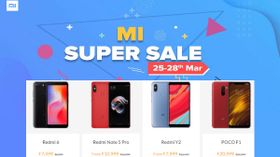 Mi Super Sale (25th to 28th March): Redmi Note 6 Pro, Poco F1, Redmi Y2 and more Mi Super Sale (25th to 28th March): Redmi Note 6 Pro, Poco F1, Redmi Y2 and more
