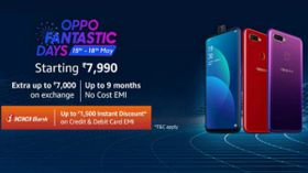 Amazon Oppo Fantastic Day sale offers on Oppo F11, Oppo F11 Pro, Oppo A5s, Oppo R17 Pro and more Amazon Oppo Fantastic Day sale offers on Oppo F11, Oppo F11 Pro, Oppo A5s, Oppo R17 Pro and more