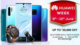 Huawei Week (6th to 10th June) On Amazon – Get Up To Rs 20,000 off on smartphones Huawei Week (6th to 10th June) On Amazon – Get Up To Rs 20,000 off on smartphones