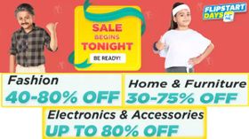 Flipkart Flipstart Days Sale – Irresistible Discount Of Up To 80% On TVs, Electronics And More Flipkart Flipstart Days Sale – Irresistible Discount Of Up To 80% On TVs, Electronics And More