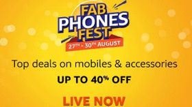 Amazon Fab Phones Fest (Aug 27 to 30) – Smartphones Available At Up To 40% Off Amazon Fab Phones Fest (Aug 27 to 30) – Smartphones Available At Up To 40% Off