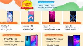 Amazon Freedom Sale 2019 Offers – Get Heavy Discounts Up To 50% On Smartphones Amazon Freedom Sale 2019 Offers – Get Heavy Discounts Up To 50% On Smartphones