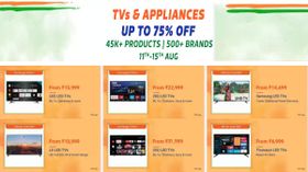 Flipkart Independence Day Sale – Grab Smart TVs At Up To 60% Off Flipkart Independence Day Sale – Grab Smart TVs At Up To 60% Off