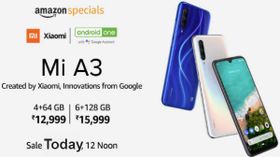 Xiaomi Mi A3 Goes On Sale – Threat To Other 6GB RAM Smartphones Under Rs. 20,000 Xiaomi Mi A3 Goes On Sale – Threat To Other 6GB RAM Smartphones Under Rs. 20,000