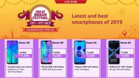 Amazon Great Indian Diwali Sale Offers: Honor Smartphones On Discount Amazon Great Indian Diwali Sale Offers: Honor Smartphones On Discount
