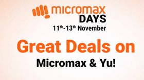 Flipkart Micromax Days Sale: Great Deals On Smartphones Flipkart Micromax Days Sale: Great Deals On Smartphones