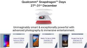 Flipkart Qualcomm Snapdragon Days Year End Sale Offers And Discounts On Powerful Smartphones Flipkart Qualcomm Snapdragon Days Year End Sale Offers And Discounts On Powerful Smartphones
