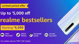 Amazon Offers Up To Rs. 5,000 Discount On Realme Smartphones Right Now Amazon Offers Up To Rs. 5,000 Discount On Realme Smartphones Right Now
