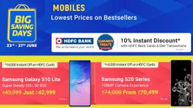 Flipkart Big Saving Days Sale Offers On Samsung Smartphones
