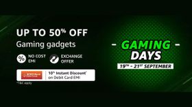 Amazon Gaming Days Sale: Up To 50% Discounts On Gaming Gadgets