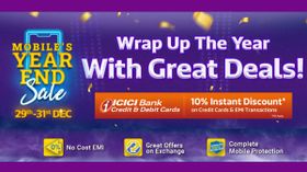 Flipkart Mobile's Year End Sale 29th To 31st December: Discount Offers Best On Smartphones Flipkart Mobile's Year End Sale 29th To 31st December: Discount Offers Best On Smartphones