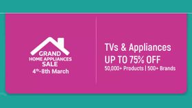 Flipkart Grand Home Appliances Sale: Up To 70% Off On Smart TVs Flipkart Grand Home Appliances Sale: Up To 70% Off On Smart TVs