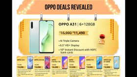 Amazon Great Indian Festival Sale 2021: Discount Offers On OPPO A31, OPPO A16, OPPO F19 Pro+ 5G, And More Amazon Great Indian Festival Sale 2021: Discount Offers On OPPO A31, OPPO A16, OPPO F19 Pro+ 5G, And More