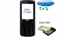 ಅಗ್ಗದ ದ್ವಿಸಿಮ್ ಫೋನ್: ಸ್ಪೈಸ್ M5363