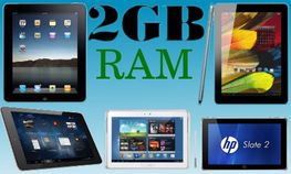 2 GB ರ್‍ಯಾಮ್‌ ಹೊಂದಿರುವ ಟಾಪ್ ಟ್ಯಾಬ್ಲೆಟ್‌ಗಳು