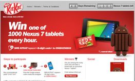 ಕಿಟ್‌ಕ್ಯಾಟ್‌ ಚಾಕಲೇಟ್‌ ತಿನ್ನಿ ಗೂಗಲ್‌ ನೆಕ್ಸಸ್‌ ಟ್ಯಾಬ್ಲೆಟ್‌ ಗೆಲ್ಲಿ