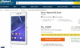 ಸೋನಿ ಎಕ್ಸ್‌ಪೀರಿಯಾ ಎಮ್ 2 ಈಗಲೇ ಕಾಯ್ದಿರಿಸಿ