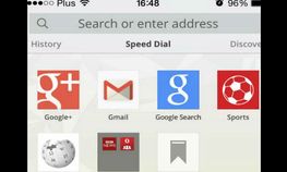 ಐಓಎಸ್ ಗಾಗಿ ಒಪೆರಾ ಮಿನಿ 8 ಸುಧಾರಿತ ಆವೃತ್ತಿಯಲ್ಲಿ