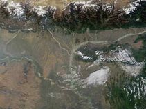 ಬಾಹ್ಯಾಕಾಶದಿಂದ ಬರಿಗಣ್ಣಿನಿಂದ ಕಂಡ ಭೂಮಂಡಲ